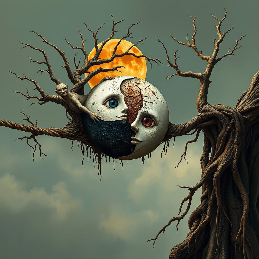 Ethereal Balance on a Gnarled Tight-Rope