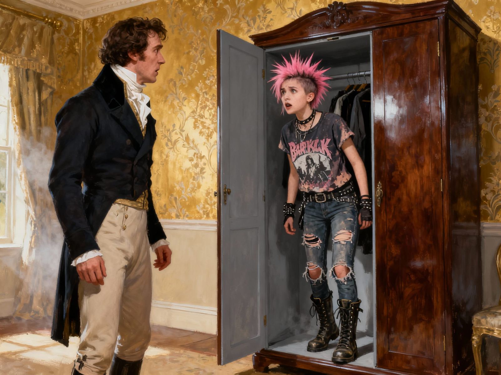 Mr Darcy meets a punk girl