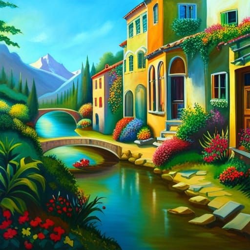 Hanging Gardens of Babylon in Ultra Detail