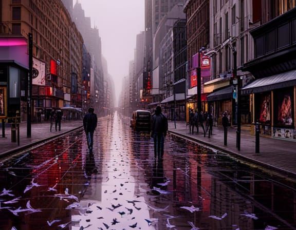 Doves Crying: A Hyperrealistic Photorealistic Masterpiece