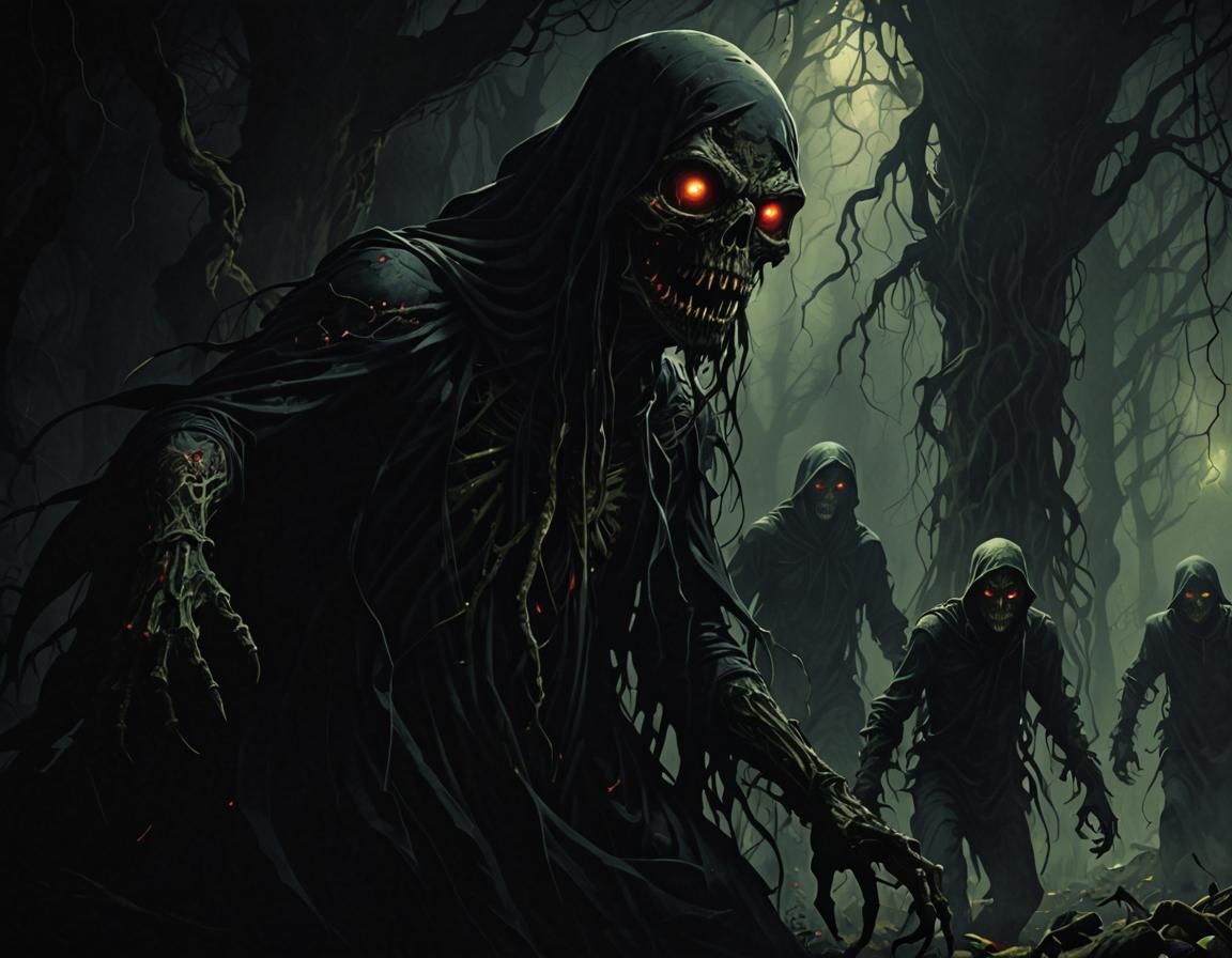 Ominous Entities Crawling: A Horror Psychedelic Trip