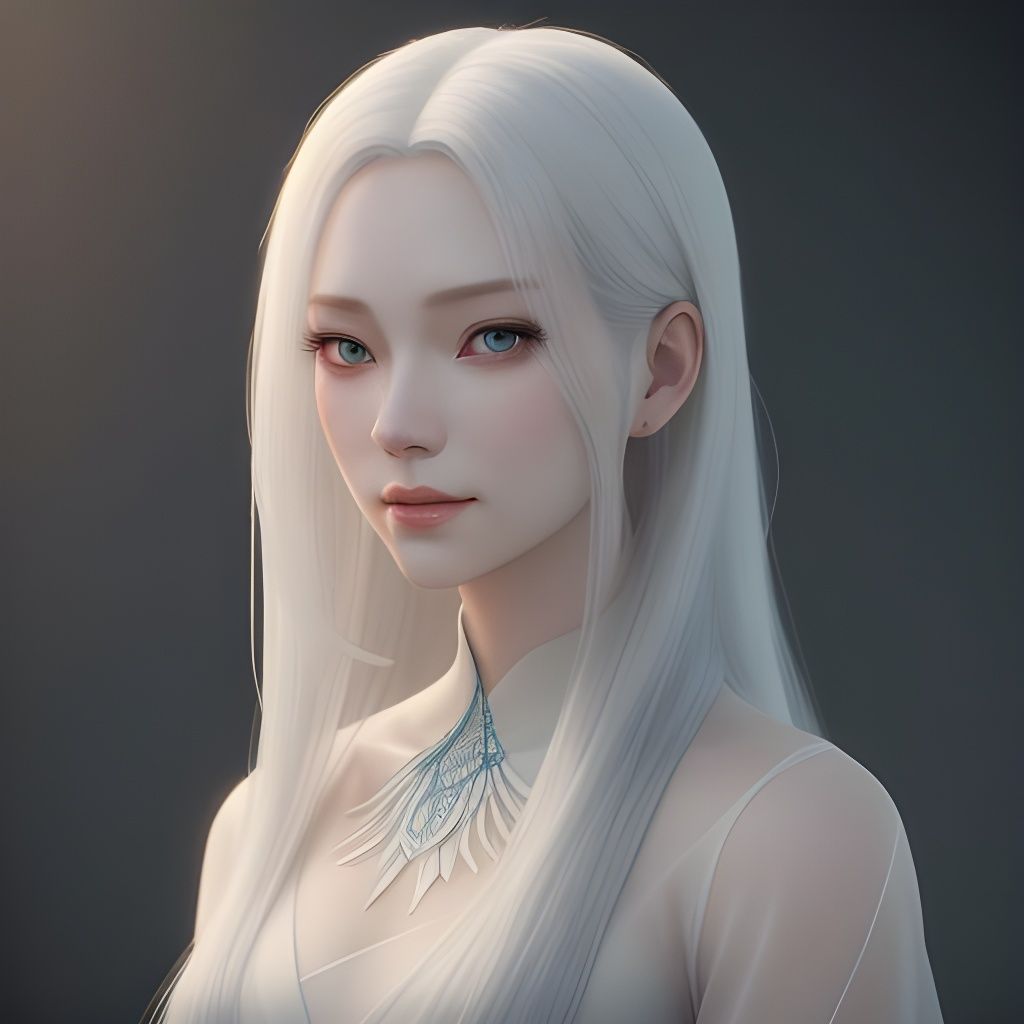 Mysterious Anime Man with Captivating Eyes