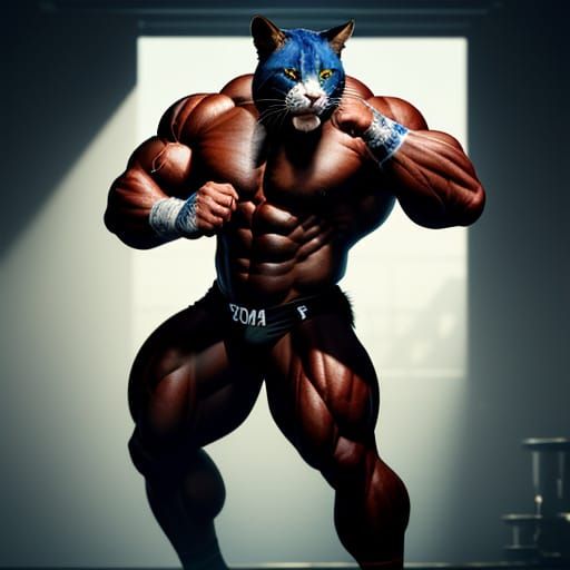 Sleek Sports Cat Reveals Toned Muscles in Cinematic Film Sti...