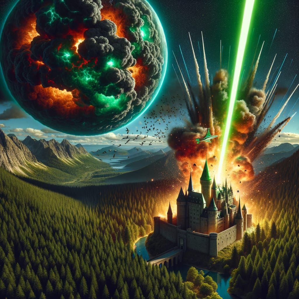 Surreal Space Opera Collides with Fantasy: Epic Destruction