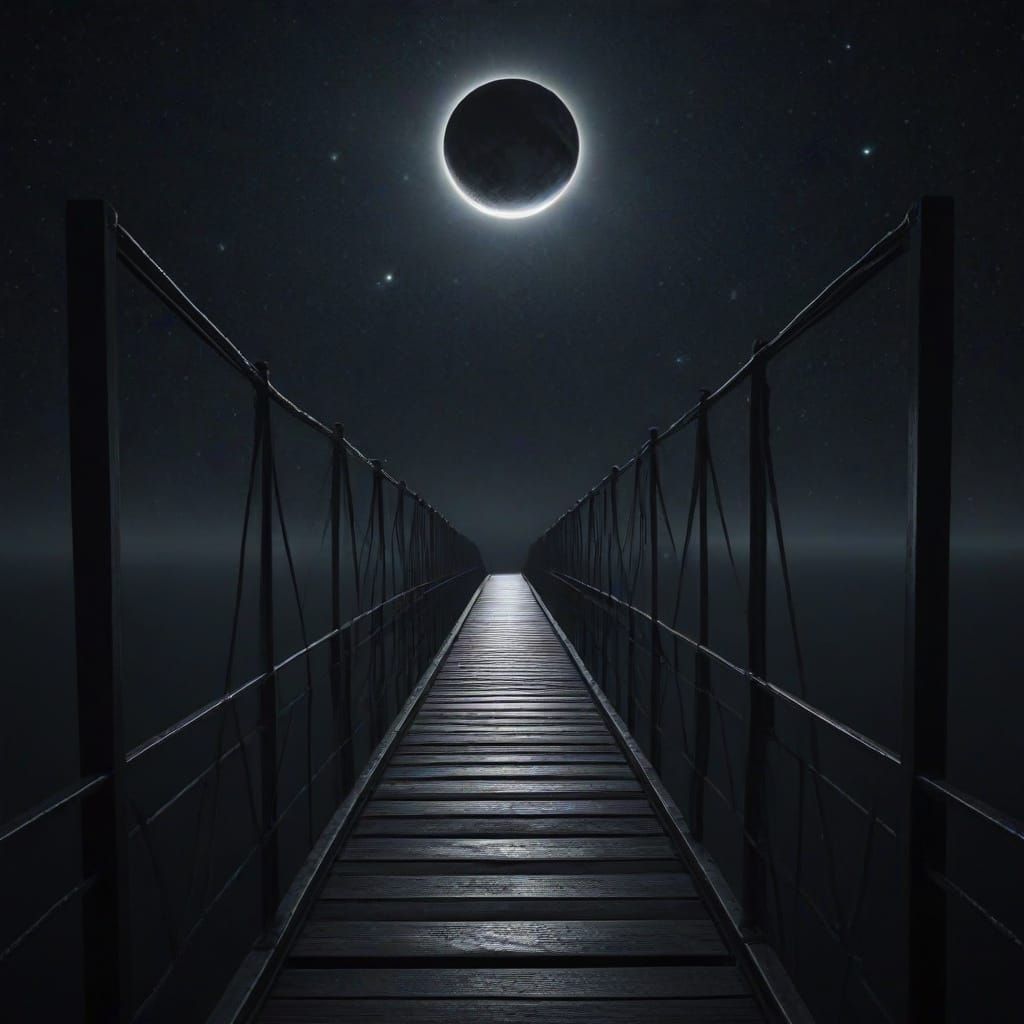 Bridge to Parallel Universe Under Black Sun