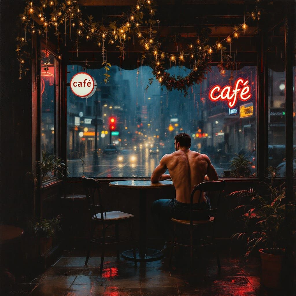 Surreal City Awakening in Realist Style