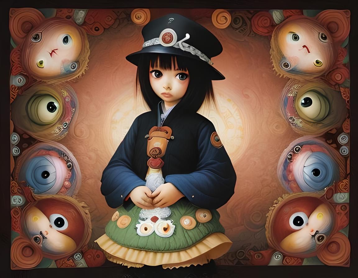 Surreal Quilt Inspired by Visionary Art