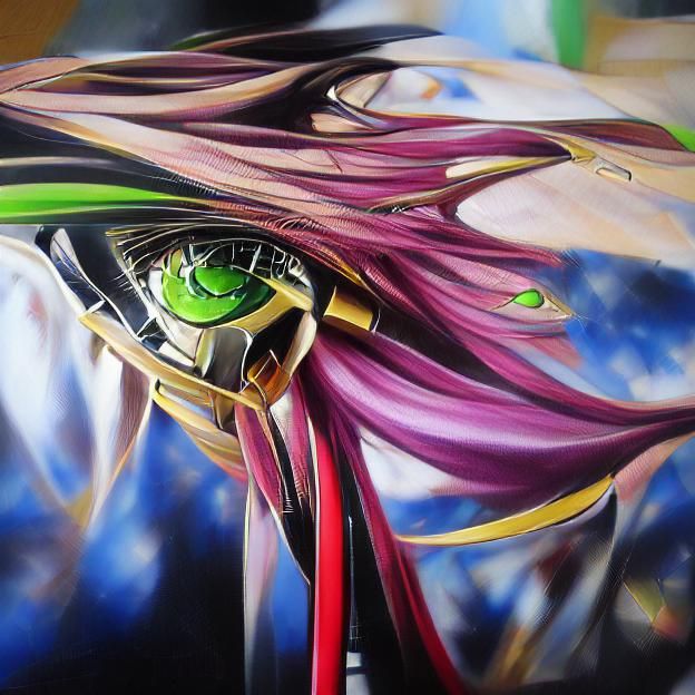 Lelouch Lamperouge: Hyperrealistic 8K Digital Painting