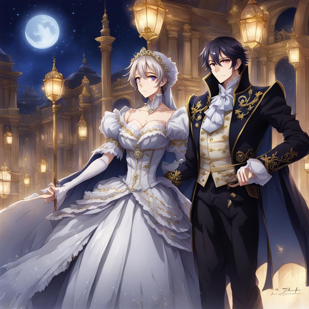 Opera Night in Anime Key Visual Style