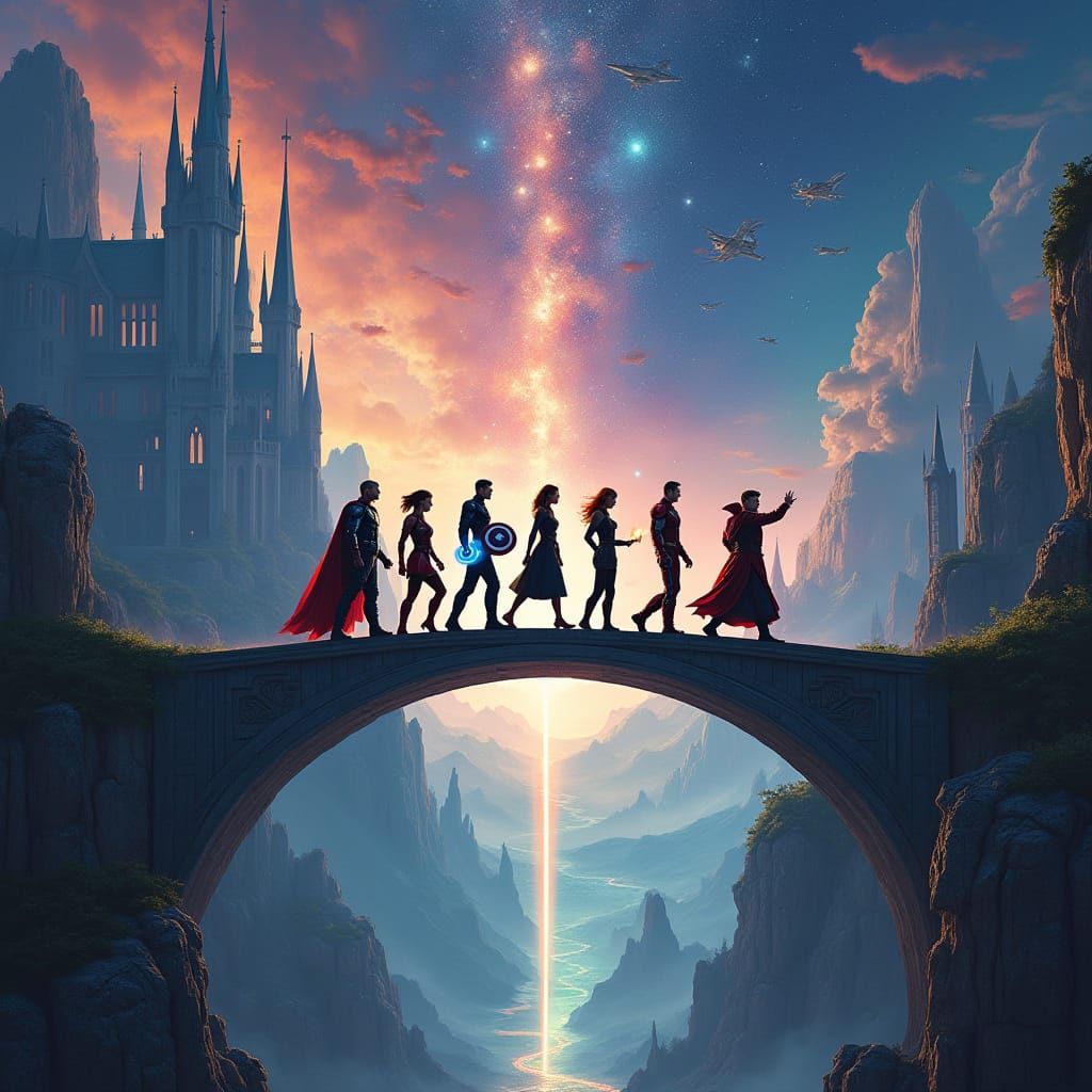 Avengers Assemble on the Bifrost Bridge