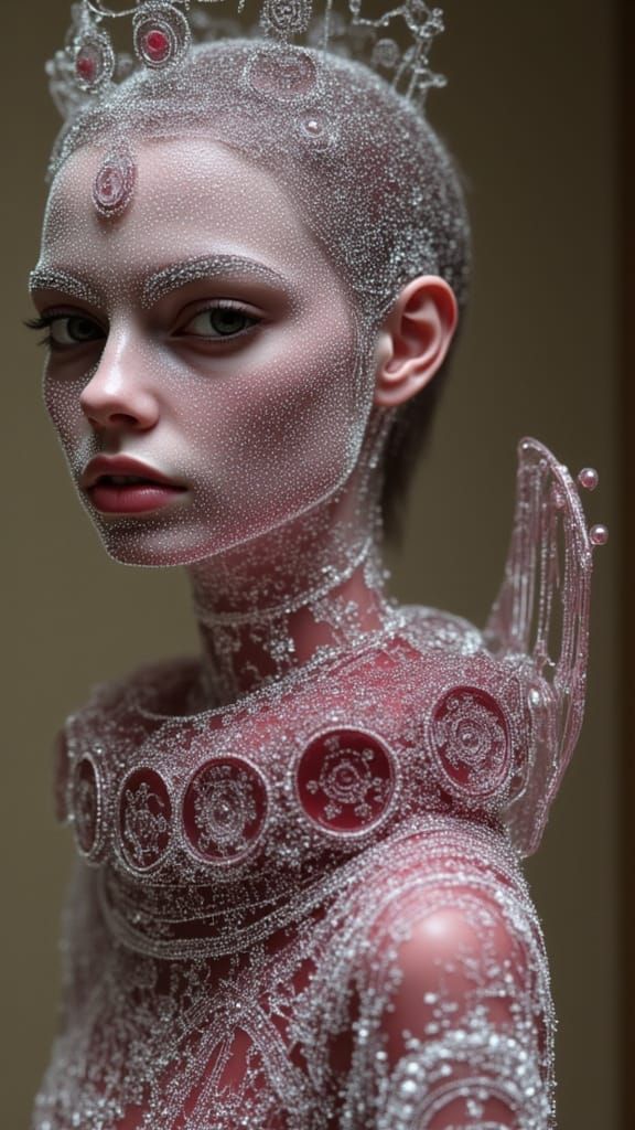 Elegant Woman in Minimalist Style