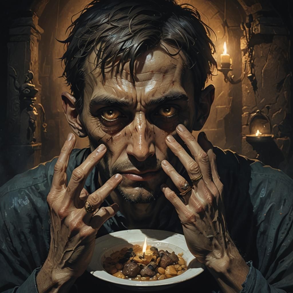 Mystical Chamber: A Skinny Man's Fear, as Matte Painting