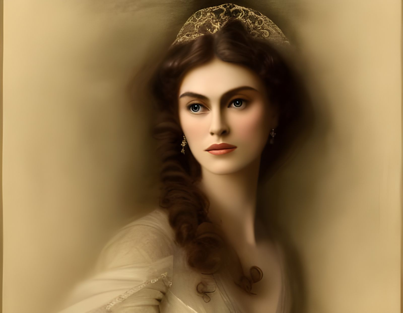 Anna Karenina in Royal Red Robes