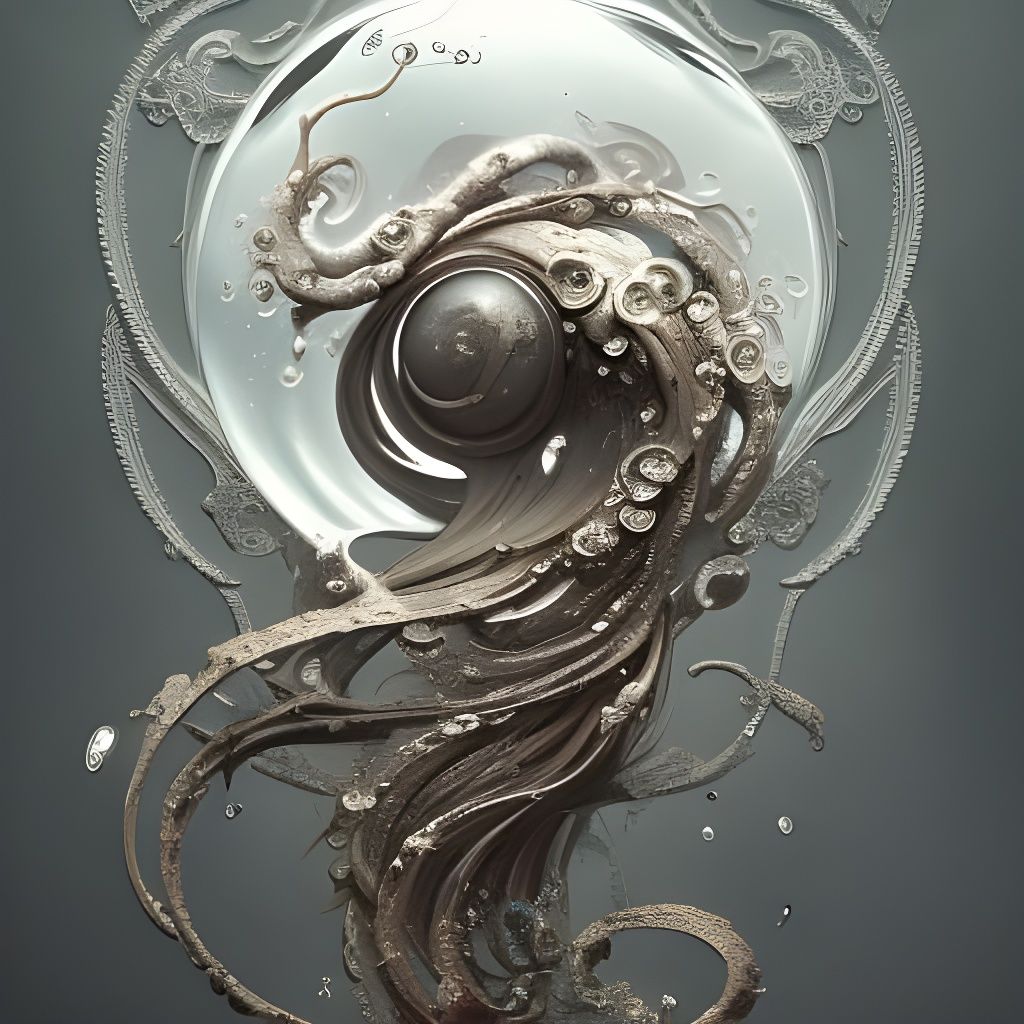 Marble Skull with Silver Filigree and Flowers in Rococo Styl...