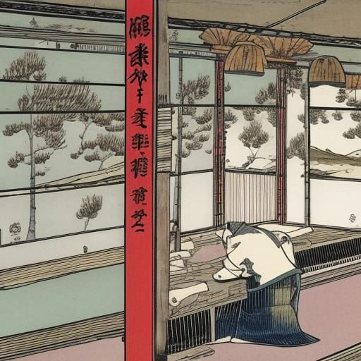 Post-Apocalyptic Japanese Art Inspired by Monet and Schiele