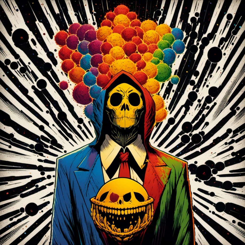 Eldritch God Hastur in Burtonesque Style