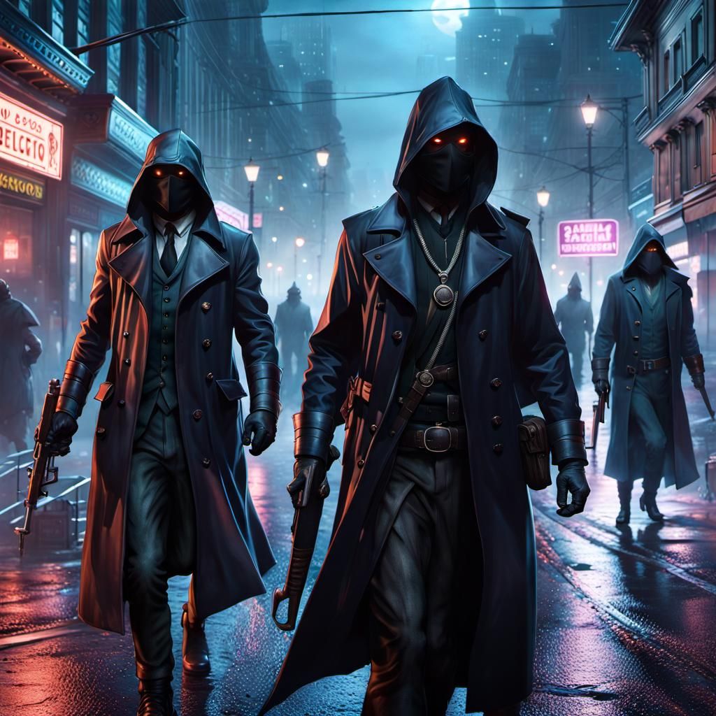 As night fell, they arrived, who they were nobody knew