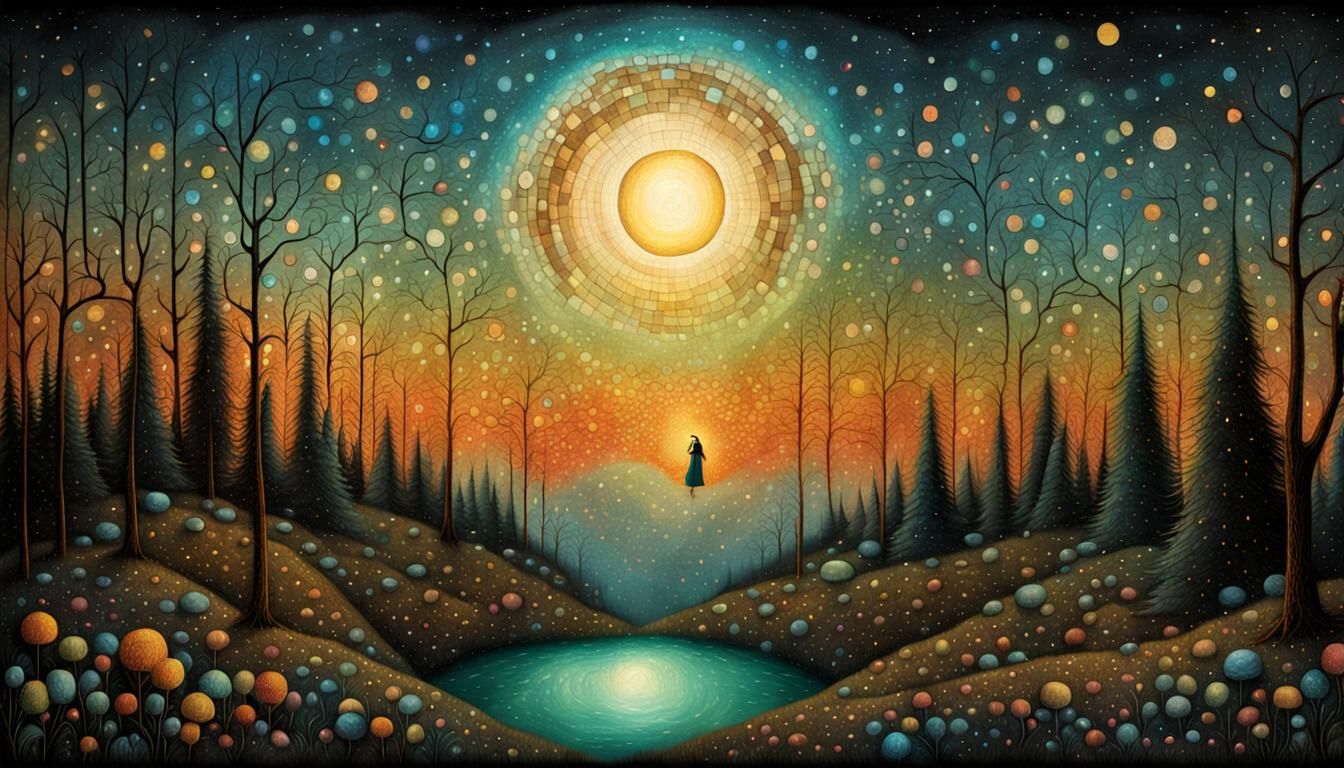 Hyperdetailed Heaven in a Surreal Style