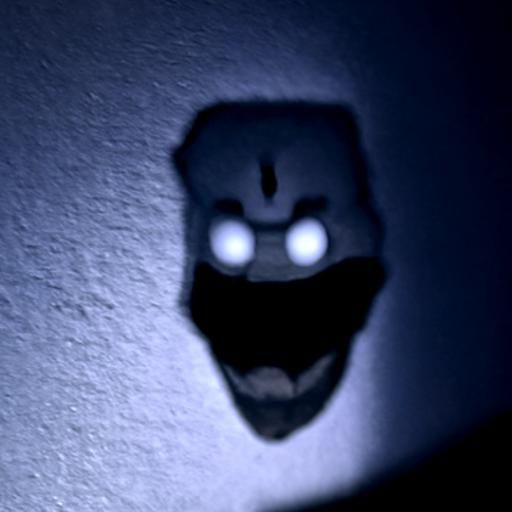 Terrifying Face Emerges from the Dark