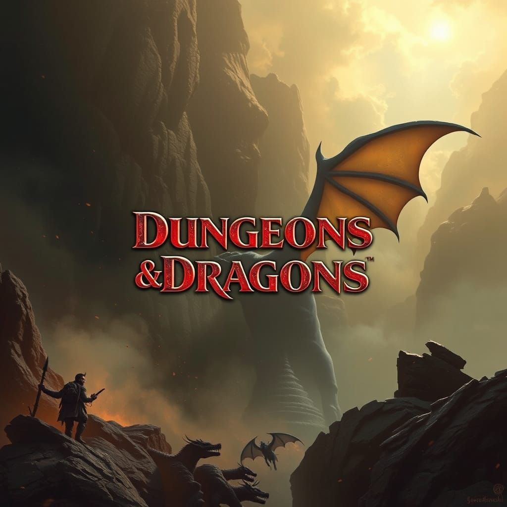 Epic Fantasy Landscape Inspired by Dungeons and Dragons