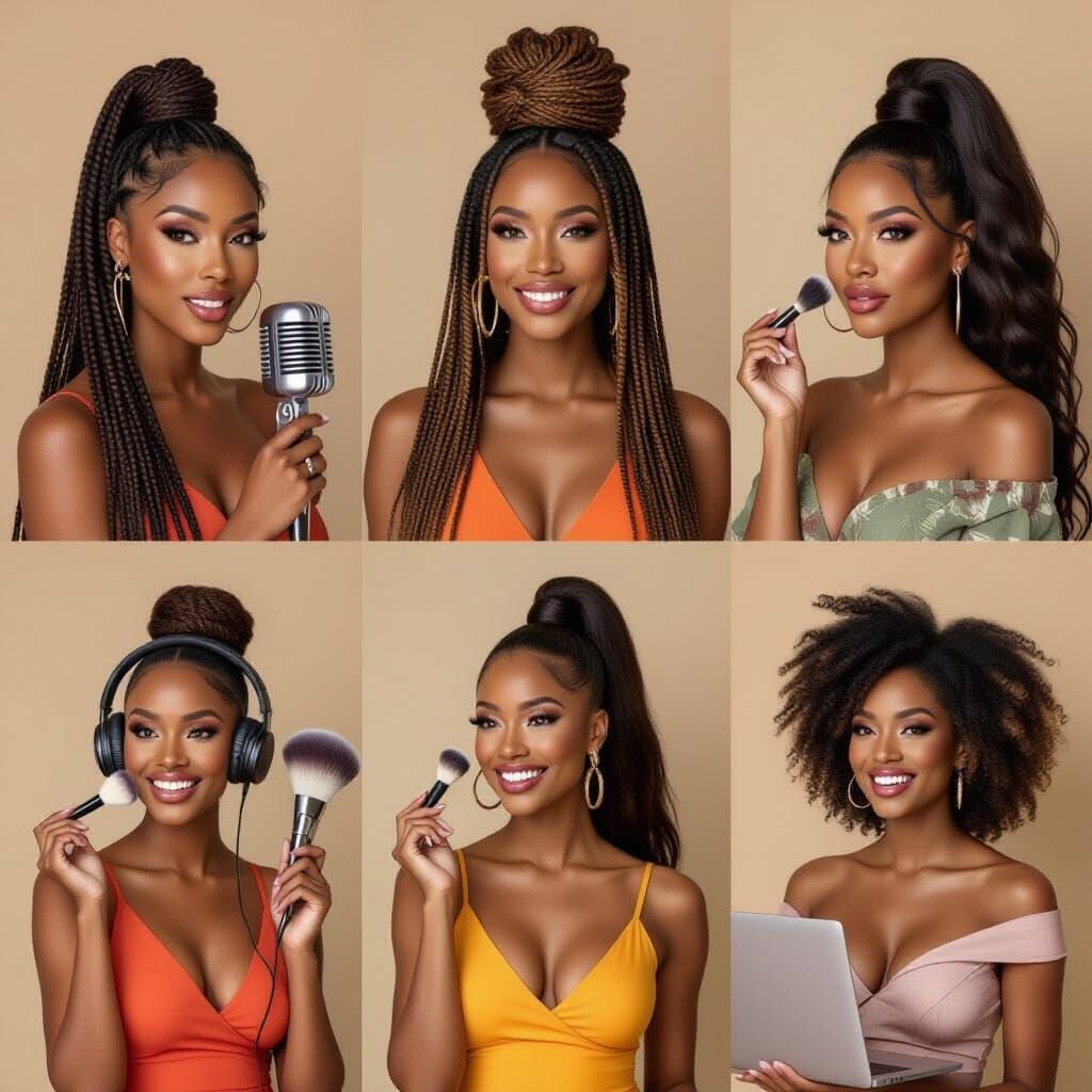 Diverse Women Showcase Style and Confidence in Editorial Por...