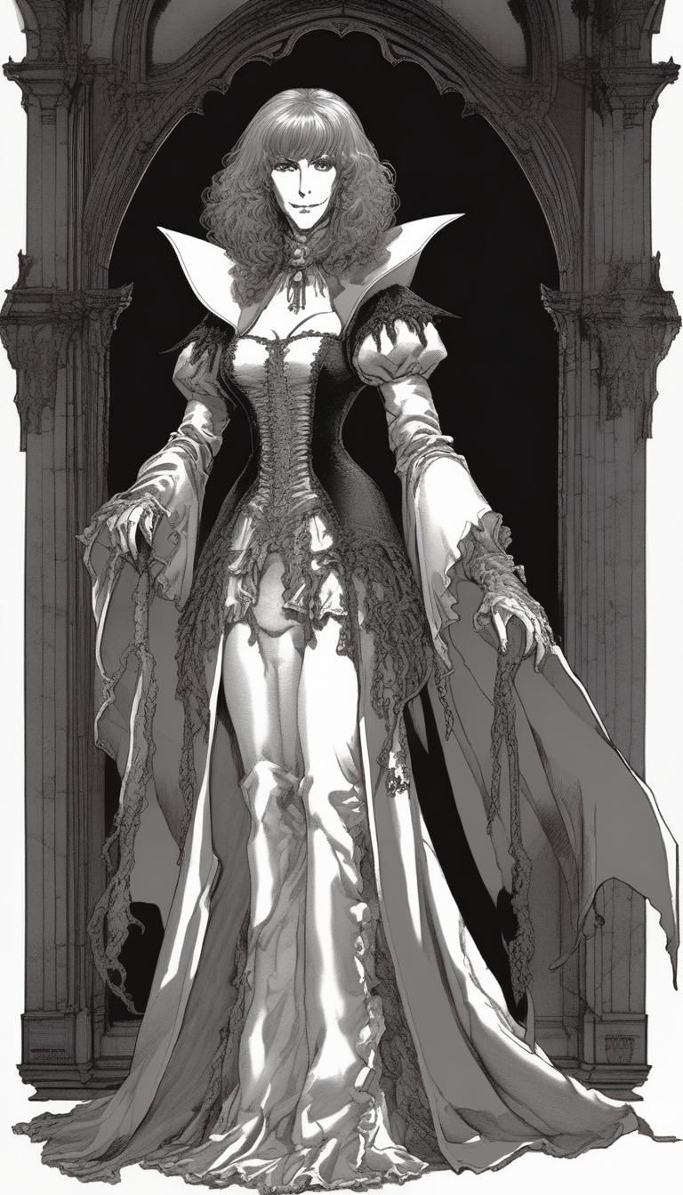 Vampire Queen: Castlevania Character in Japanese Illustratio...