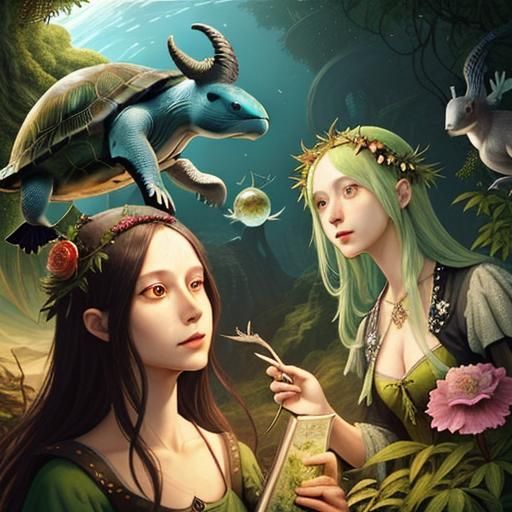 Vivid Hellscape Menagerie on World Map