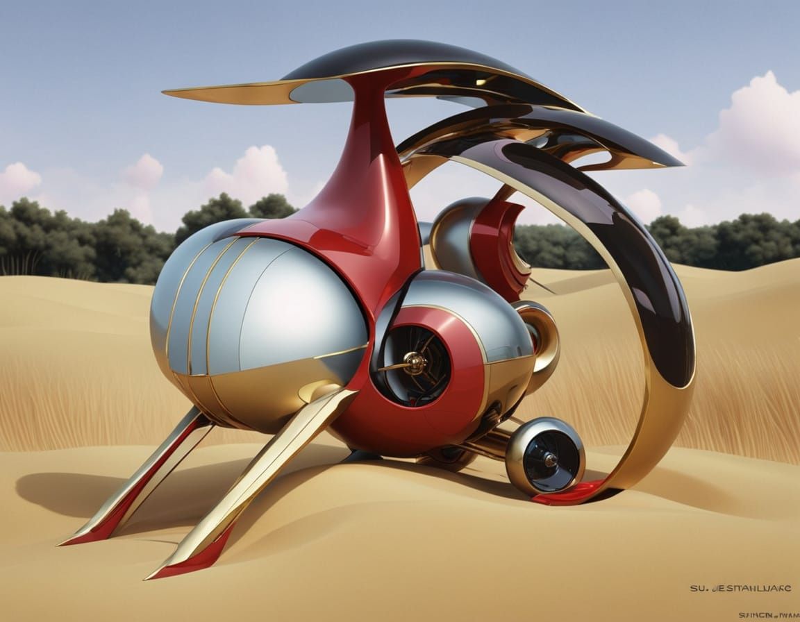 Model of an abstract helicopter