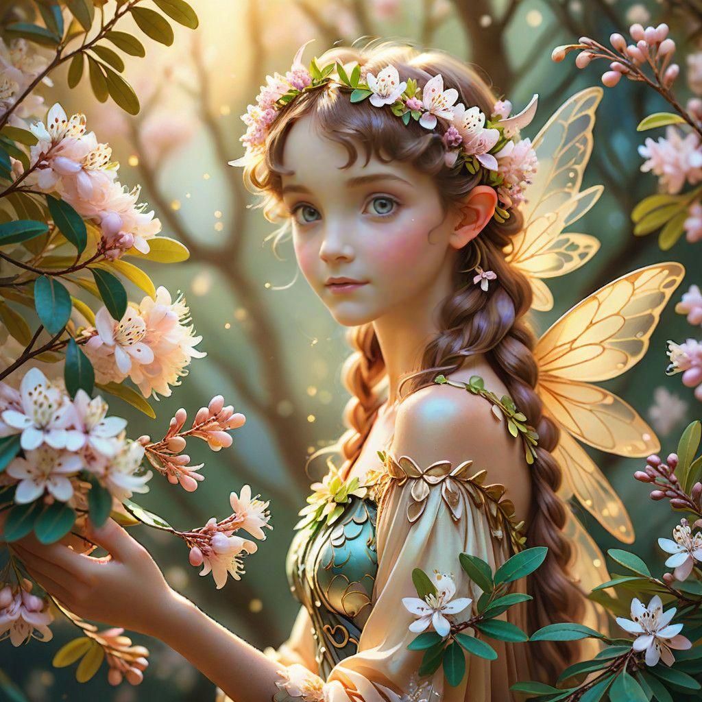 Enchanted Mountain Laurel Fairy