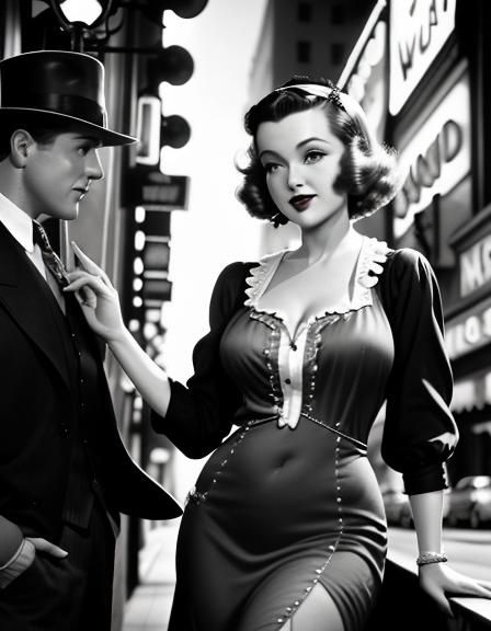 Film Noir Scene: Is That a Gun?
