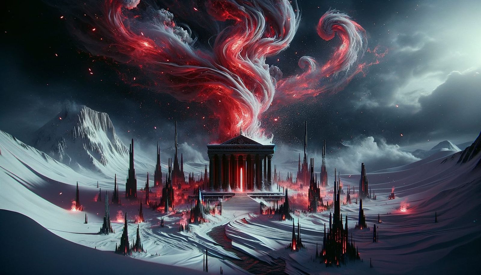 Surreal Sith Temple Awakens in Dark Ambience