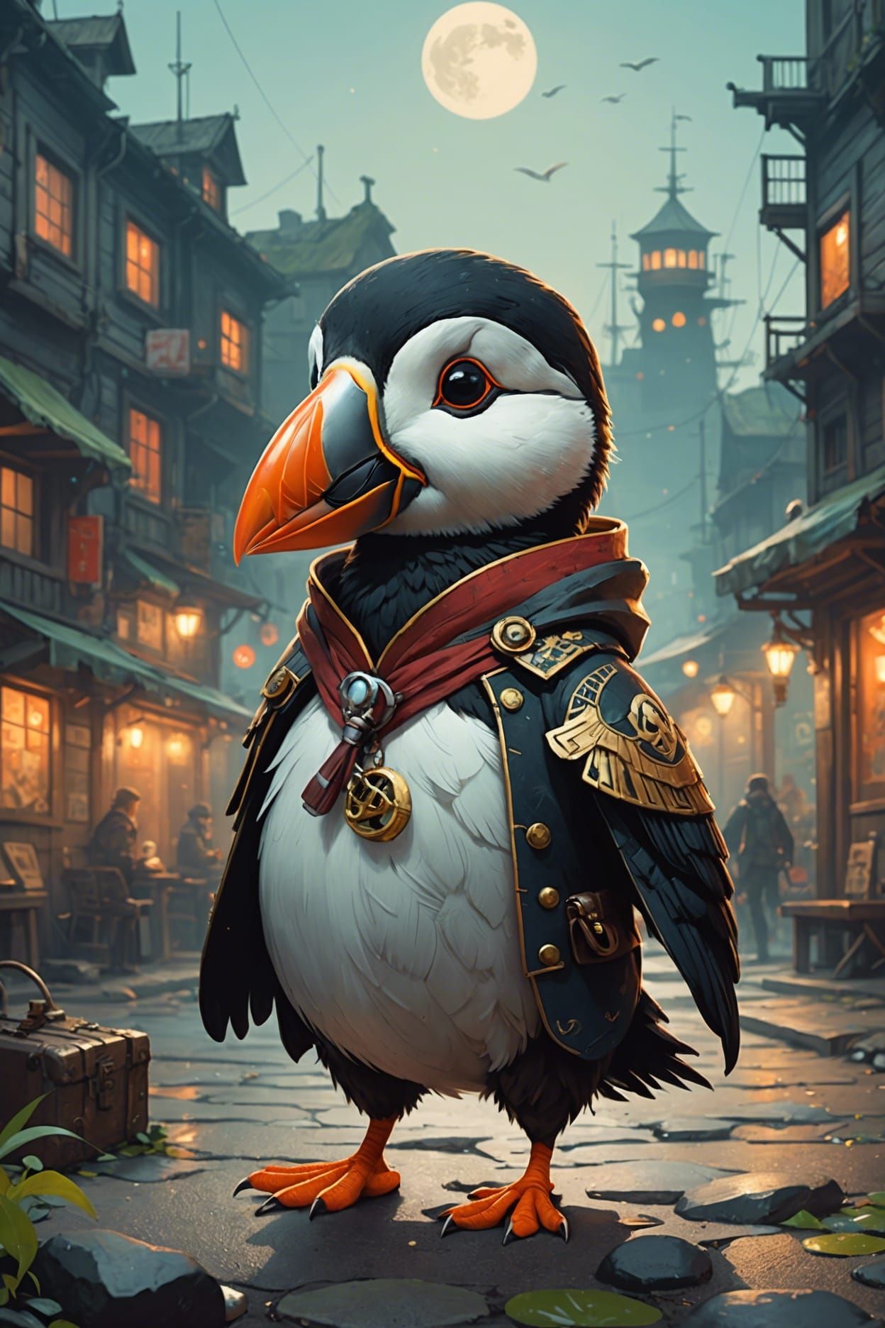 A pirate puffin
