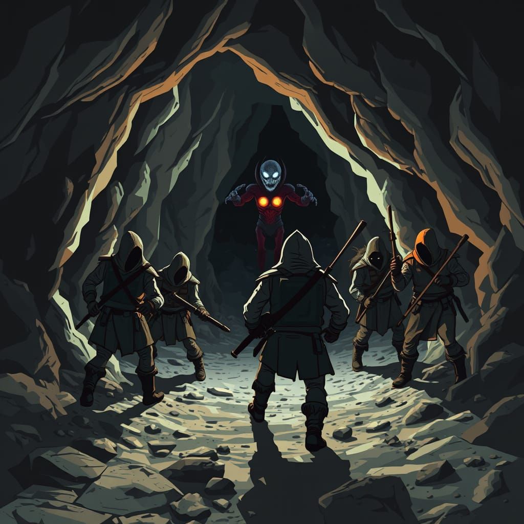 Cowards Chase Mysterious Entity Through Dark Cave