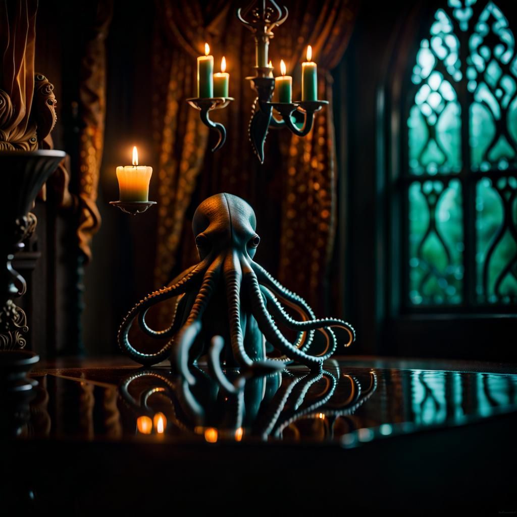 Cthulhu's Gothic Underwater Tea Party