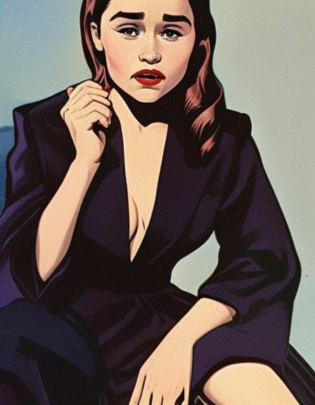 Emilia Clarke by John Byrne