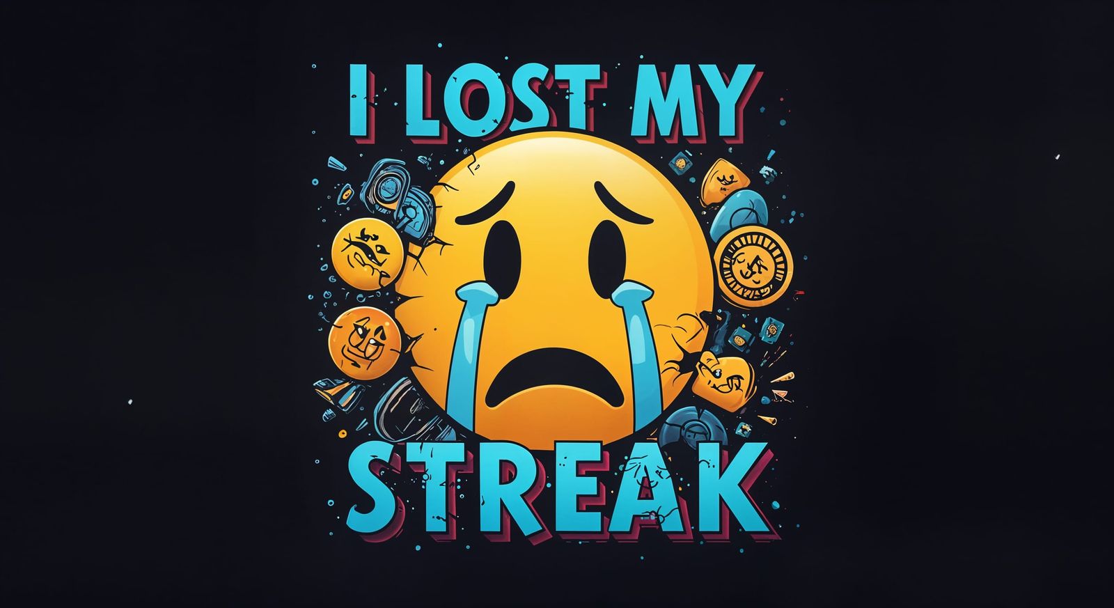 Broke Streak with a Tearful Face