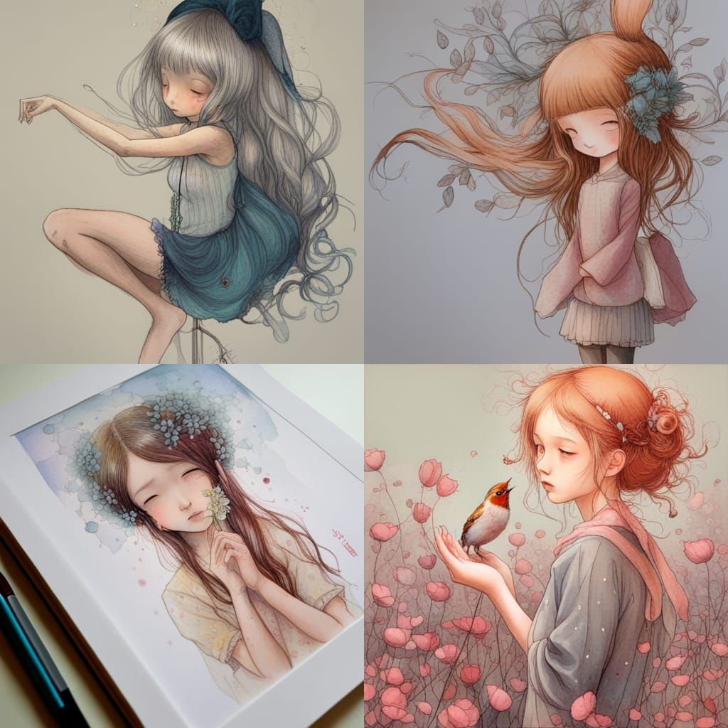 Charming Illustration in Children's Book Style