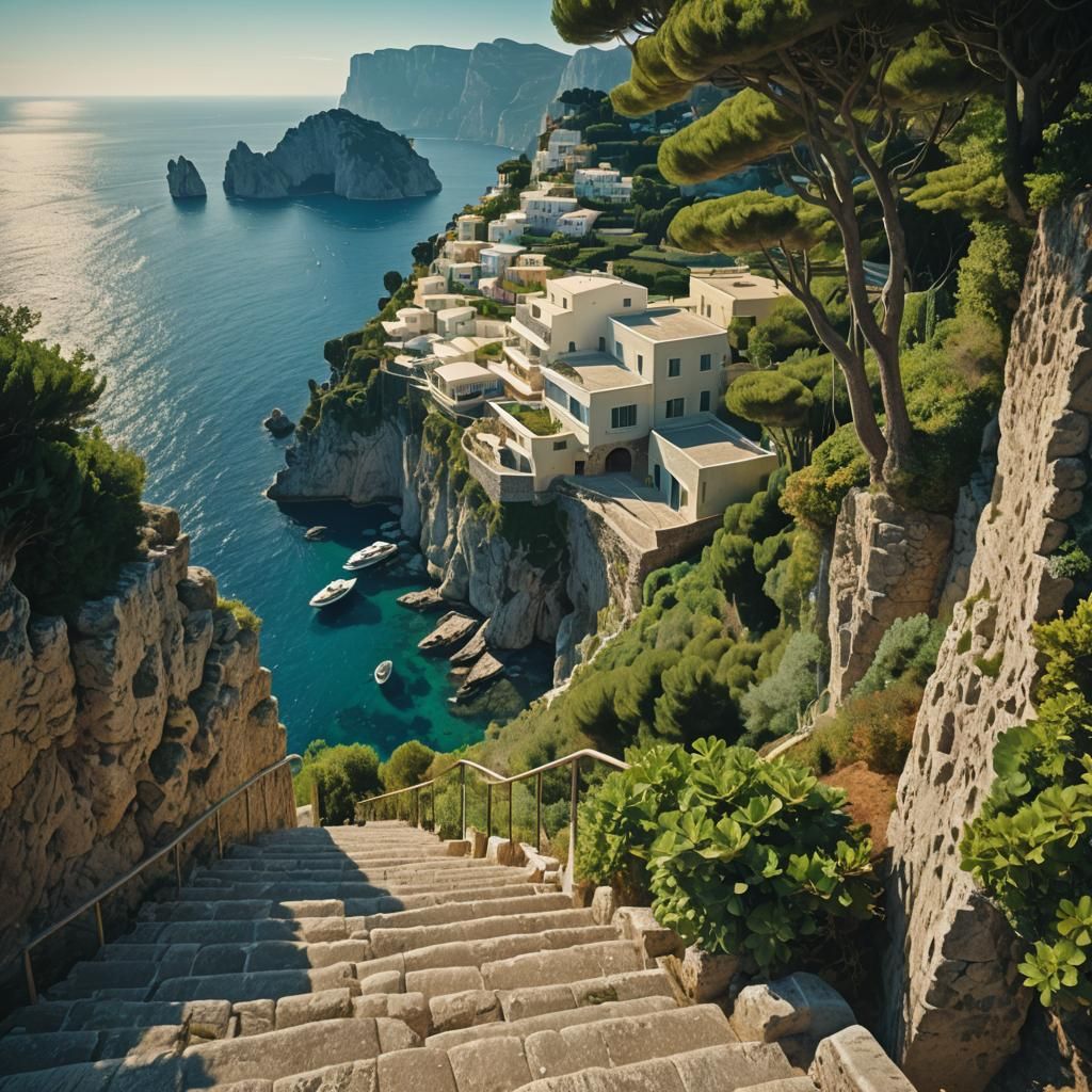 Malaparte's House, Capri: A Surreal Landscape