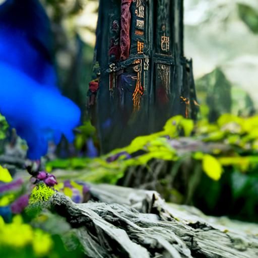 Detailed Matte Painting of a Fairy Castle