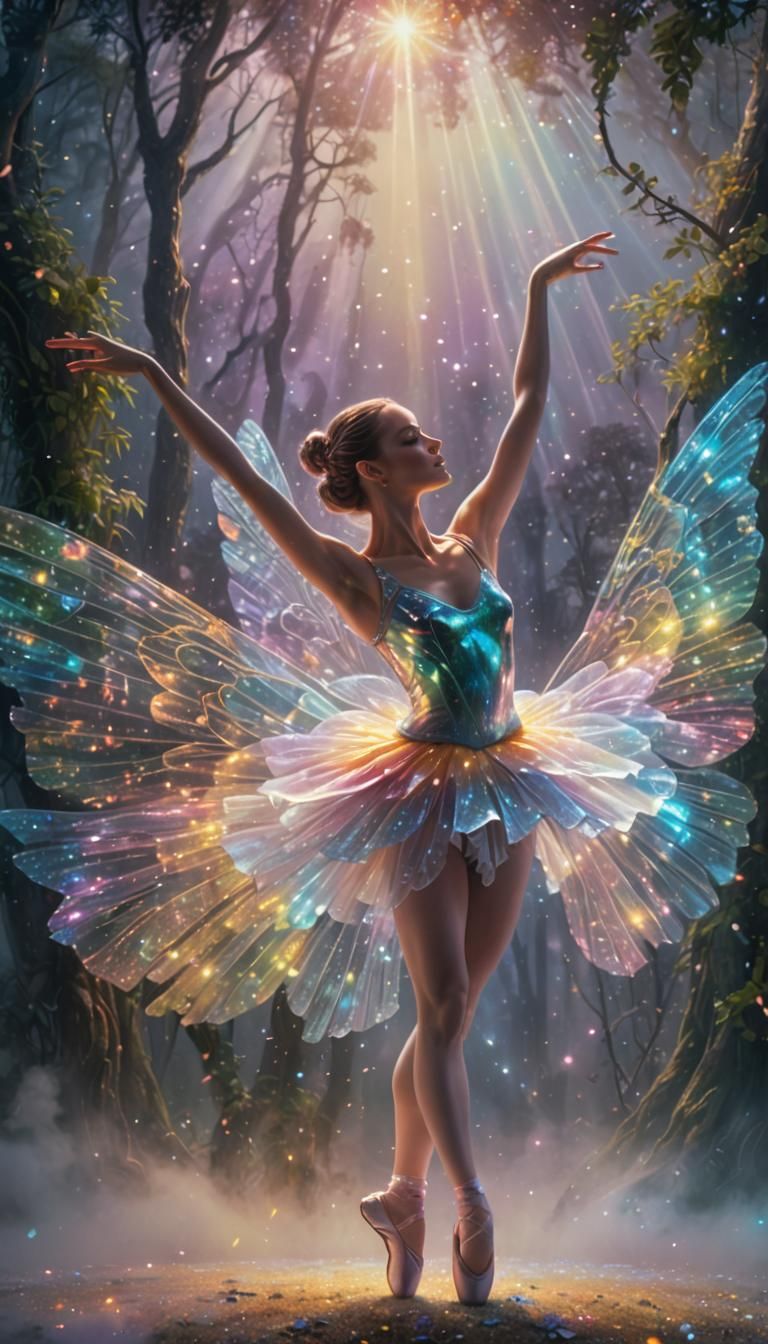 Holographic Ballerina Dances in Cosmic Astral Dreamscape