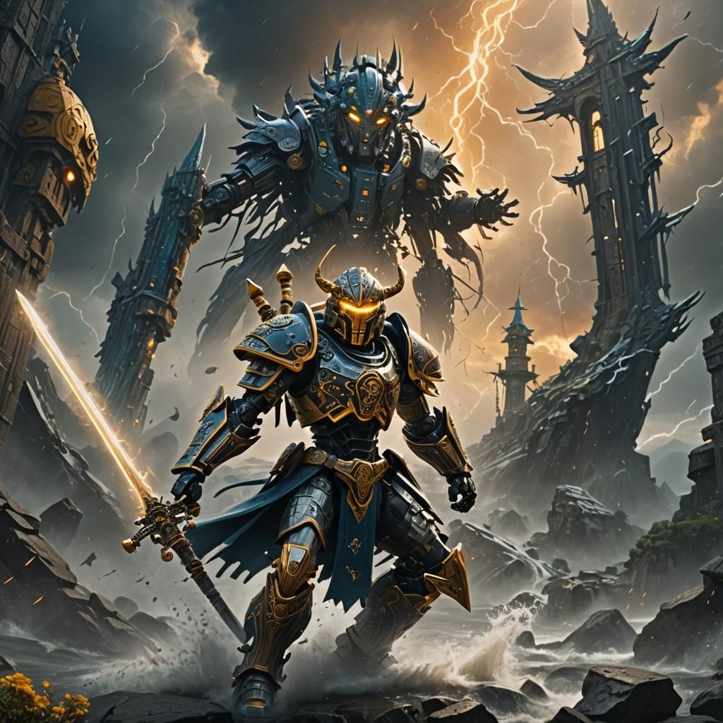 Bionicle Oktoberfest Warrior in Mystical Storm