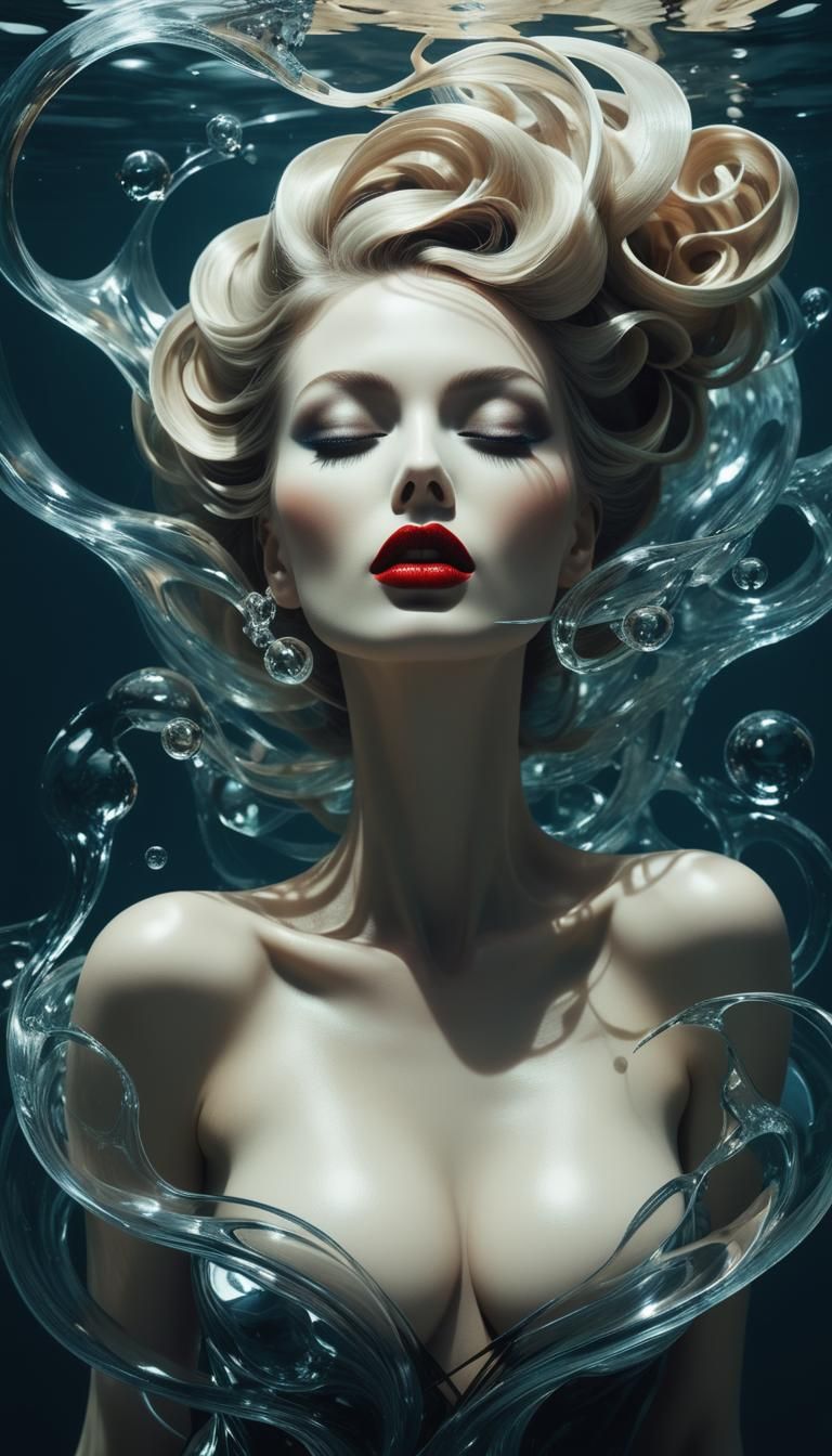 AI Generated Image of Surreal Sensuality