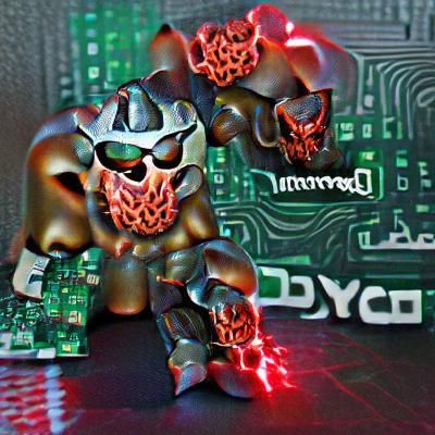 Cyberdemon from Doom: A Digital Rendering