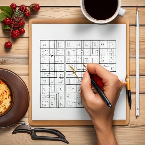 Elegant Activity Book Cover Design for Seniors