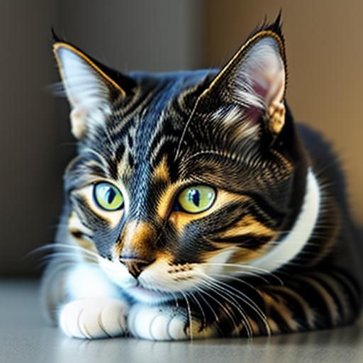 Realistic Cat Generated by AI
