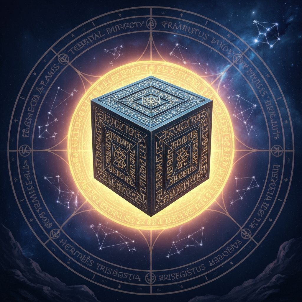 Metatron Cube in Eternal Mirror