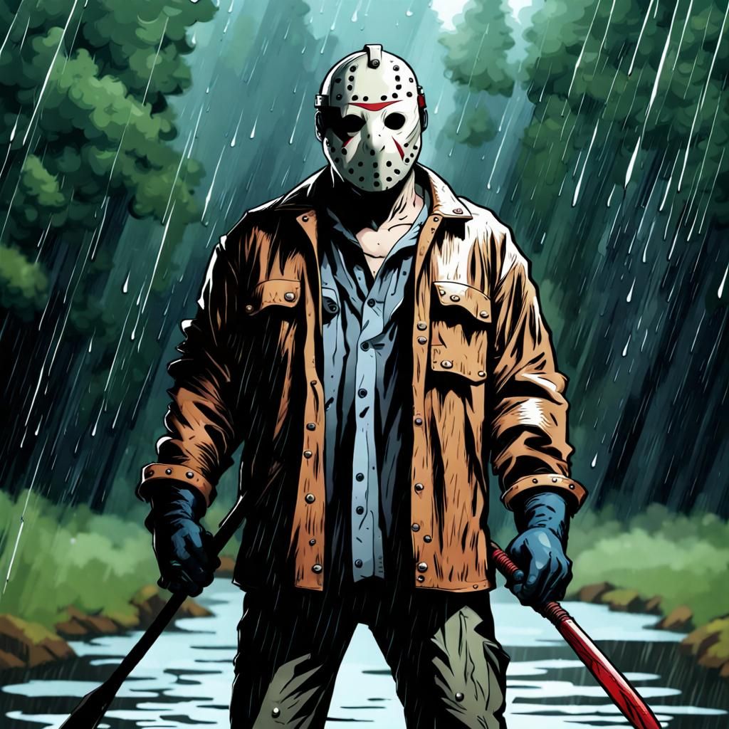 Jason Voorhees in the Rain