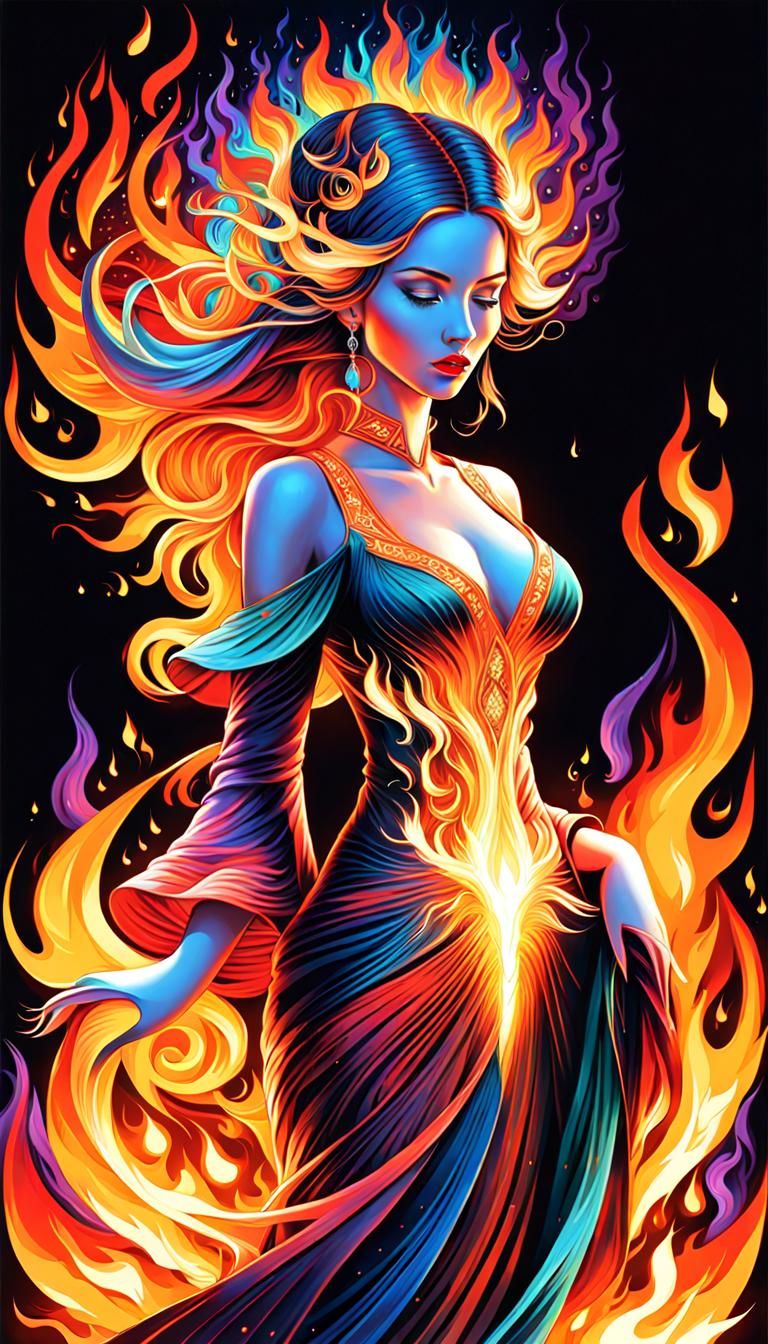 Muse in Flame