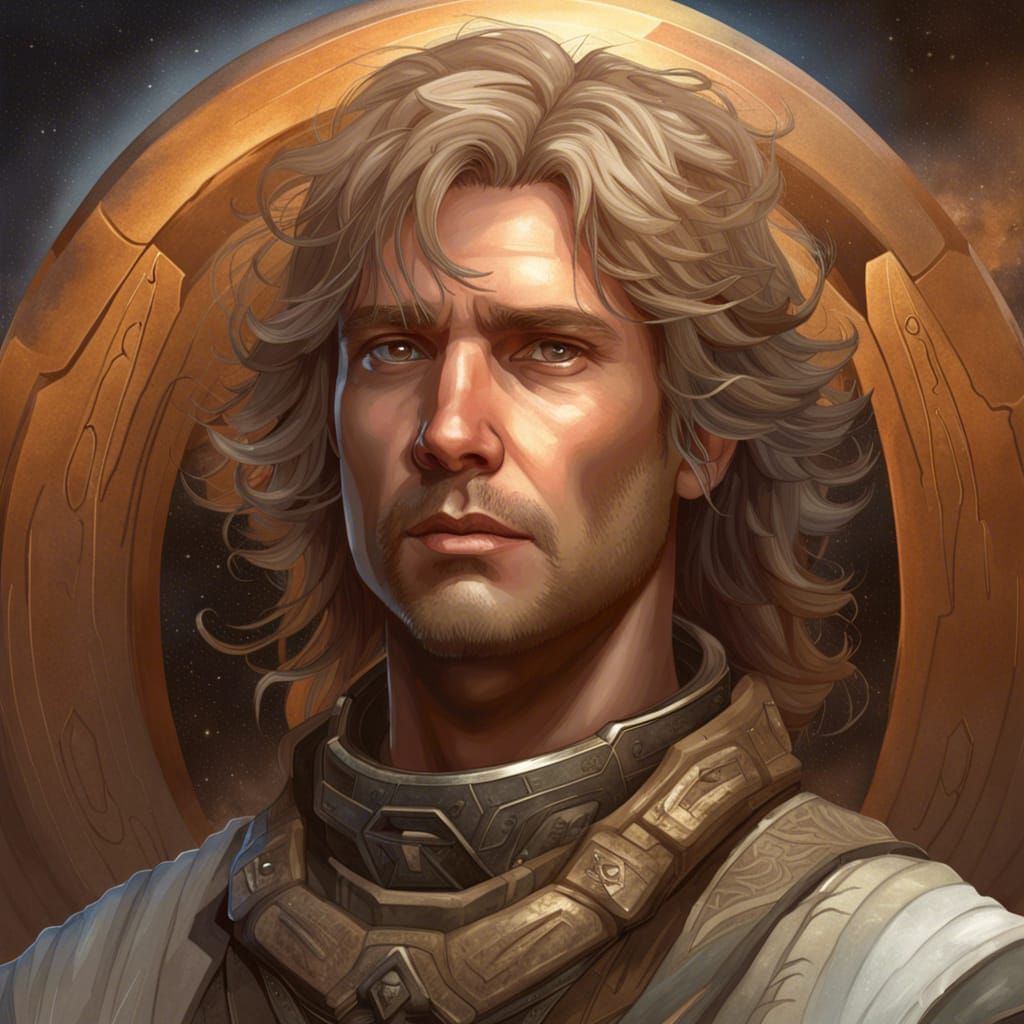 Jack O'Neill Stargate Portrait in Desert Landscape