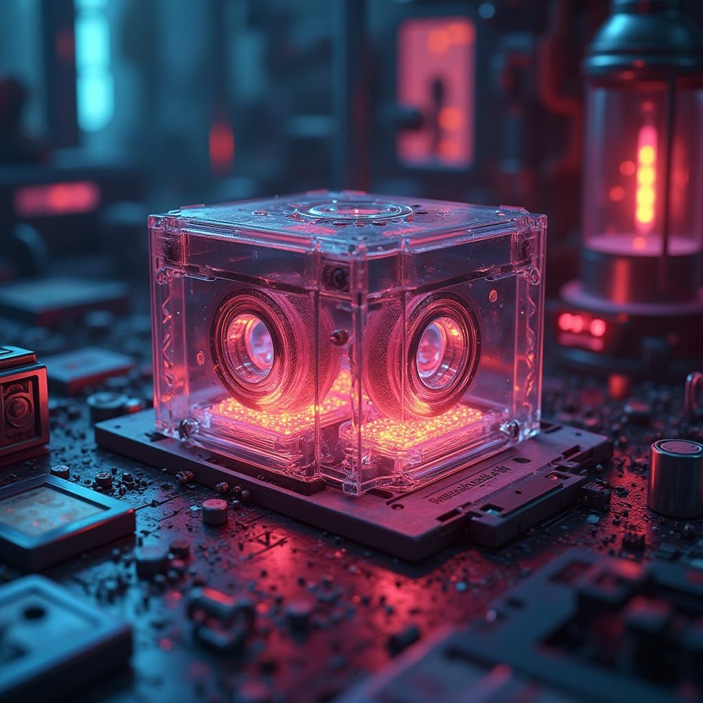 Retrofuturistic Cassette Tapes Filled With Glowing Nectar